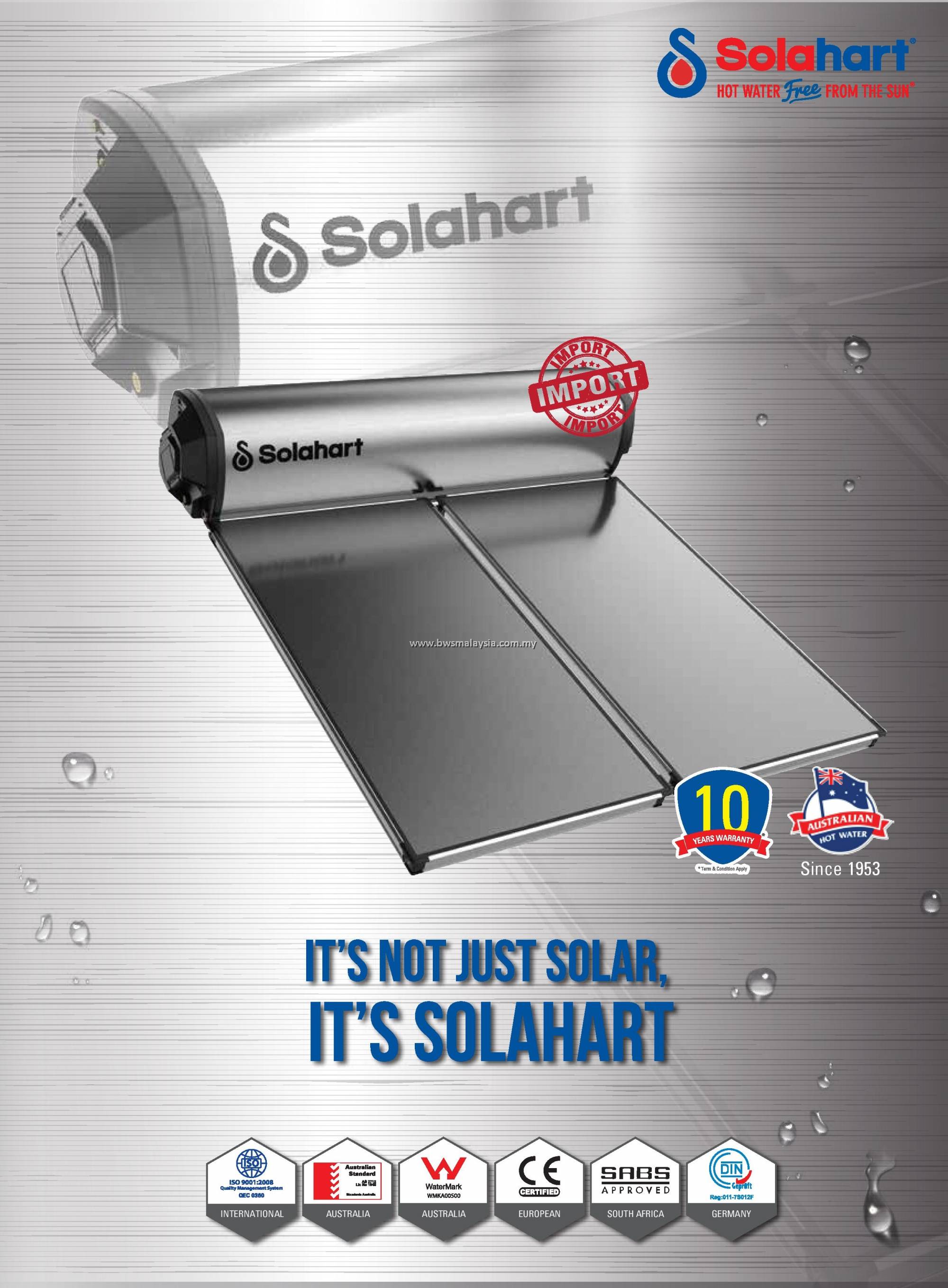 Solahart 181LF Solar Heating System Distributor Malaysia
